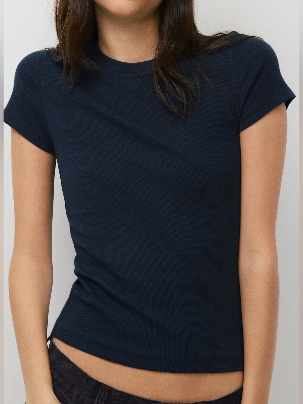 Aritzia TNA HomeStretch Rib Tune T-Shirt